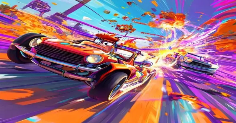 Crash Tag Team Racing (v1.01) PSP Review: Racing Meets Mayhem