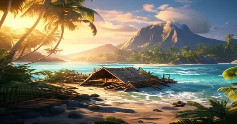 The Sims 2: Castaway PSP Review - Survival Crafting Paradise